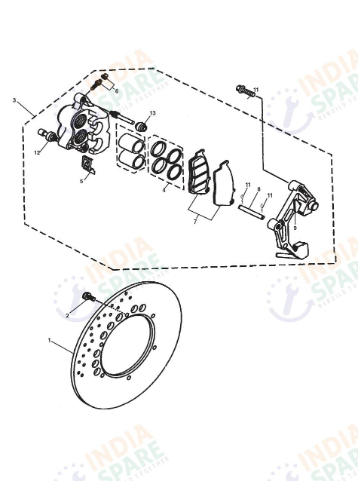 FRONT BRAKE CALIPER